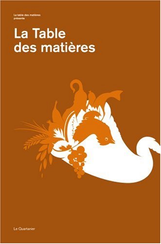 La Table des matières