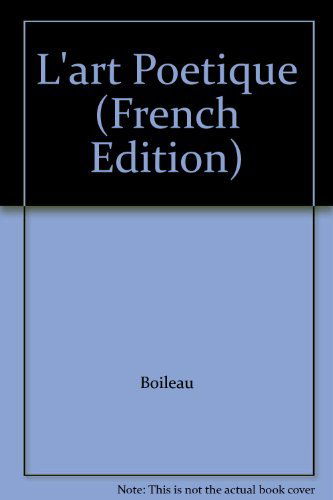 L'Art Poetique