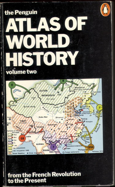 Couverture de The Penguin Atlas of World History, Vol.2: From the French Revolution to the Present