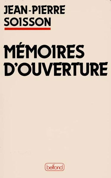 Mémoires d'ouverture