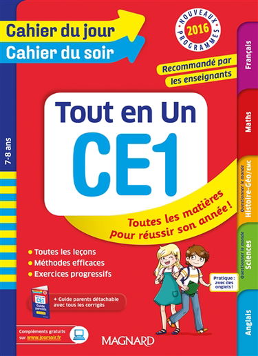 Tout en un CE1, 7-8 ans : nouveaux programmes 2016