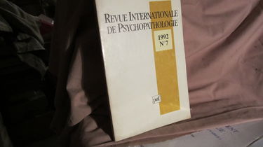 Revue Internationale De Psychopathologie Numero 7 1992