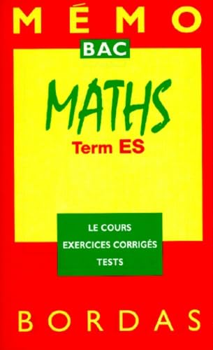 Maths terminale ES