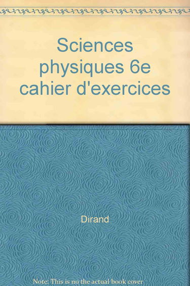 Sciences Physiques 6eme