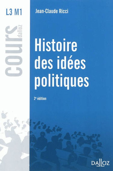 Couverture de Histoire des idées politiques par Jean-Claude Ricci