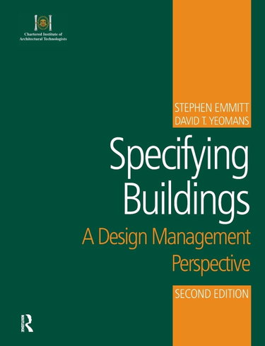 Couverture de Specifying Buildings