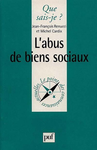 Couverture de L'abus de biens sociaux