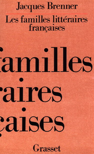 Les Familles littéraires françaises