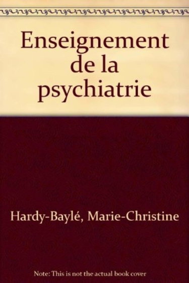 Couverture de Enseignement de la psychiatrie