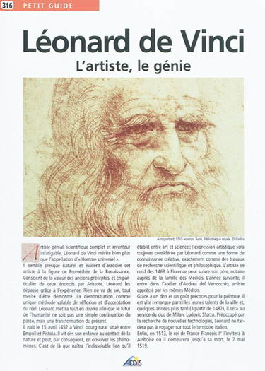 Léonard de Vinci : l'artiste, le génie