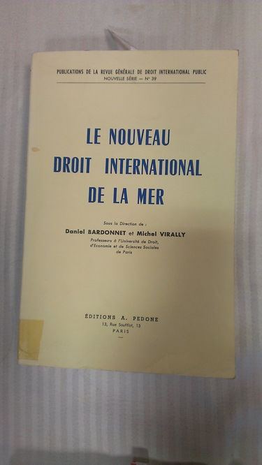 Le Nouveau droit international de la mer