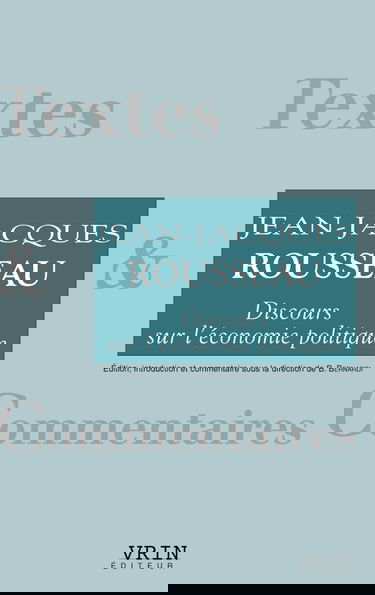 Discours sur l'économie politique