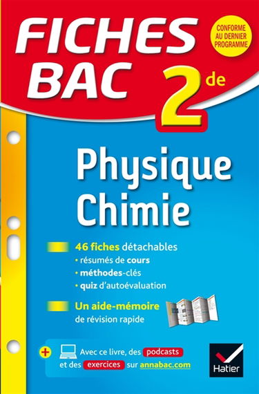 Physique chimie, 2de