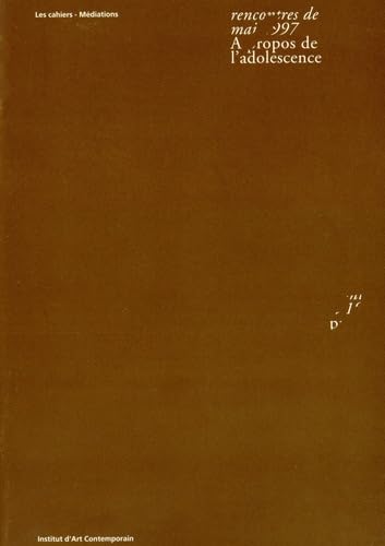 A propos de l'adolescence : art et éducation