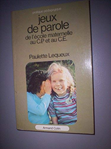 Couverture de Jeux de parole : Classes maternelles, C.P. part d'Iéna, 17