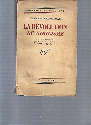 Couverture de La Révolution du nihilisme