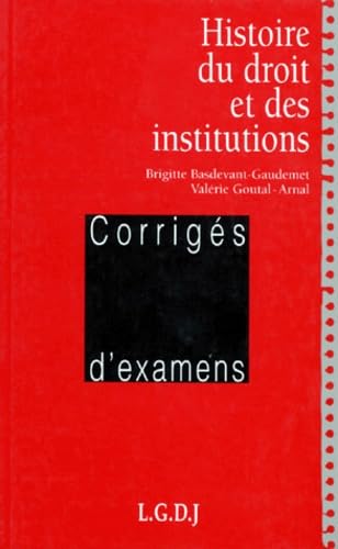 Histoire du droit et des institutions