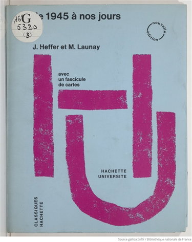 Couverture de Histoire contemporaine : de 1945 à nos jours