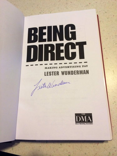Couverture de Being Direct: Making Advertising Pay