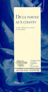 De la parole au chant