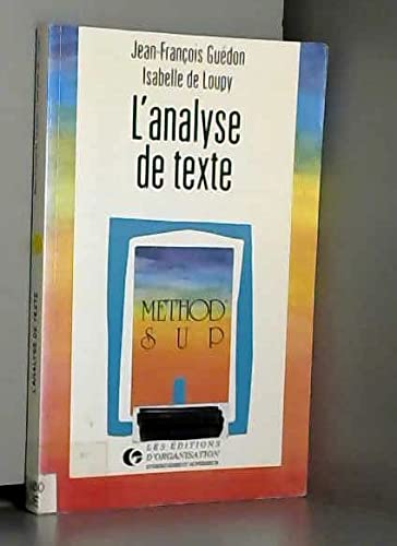 L'analyse de texte