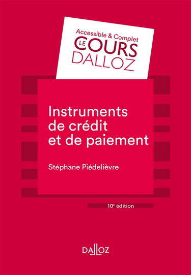 Instruments de paiement et de crédit