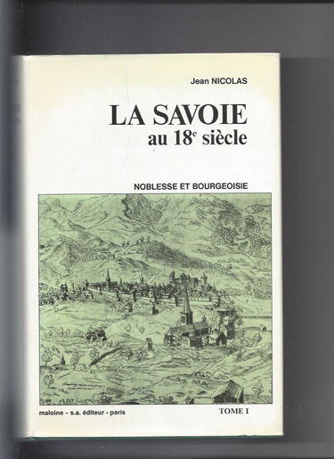 Savoie 18e Siecle 2vol