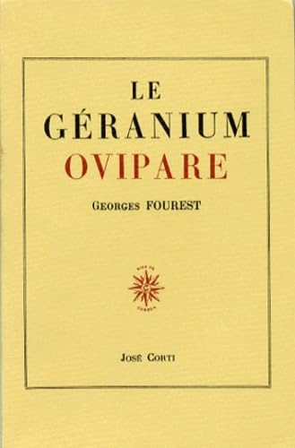 Le Géranium ovipare
