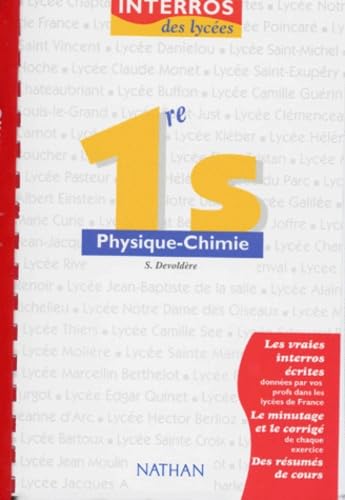 Physique-chimie 1re S