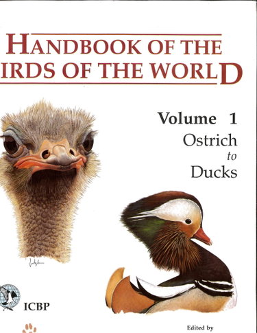Couverture de Handbook of the Birds of the World: Ostrich to Ducks