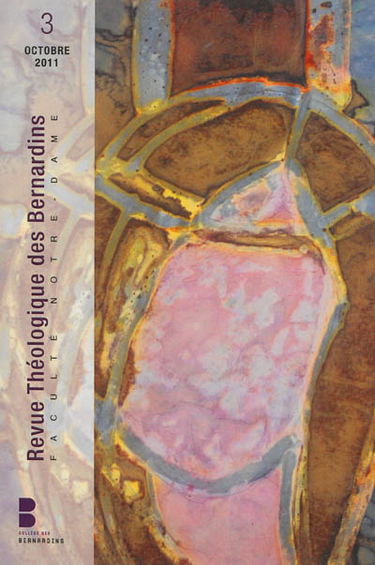 Revue théologique des Bernardins, n° 3