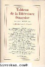 Couverture de Tableau de la littérature française de Madame de Staël à Rimbaud