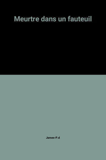 Meurtre dans un fauteuil