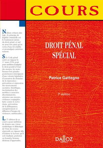 Droit pénal spécial