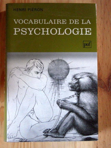 Couverture de Vocabulaire de la psychologie