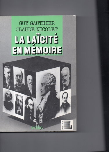 Couverture de Laïcité en mémoire
