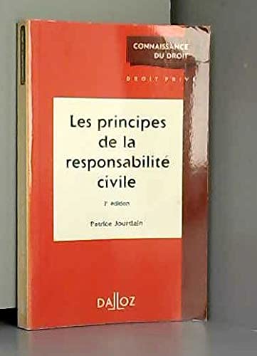 Les principes de la responsabilité civile