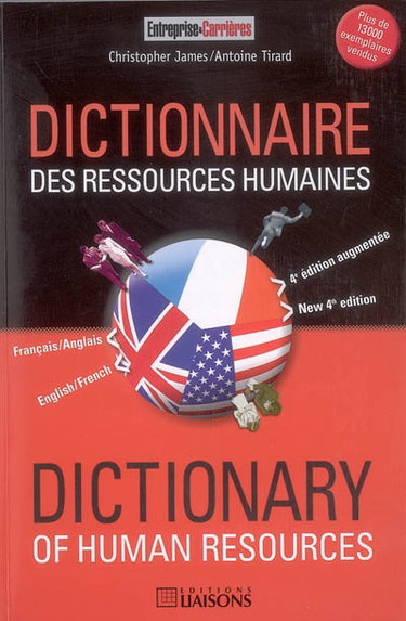 Couverture de Dictionnaire des ressources humaines : français-anglais. Dictionary of personnel management : English-French