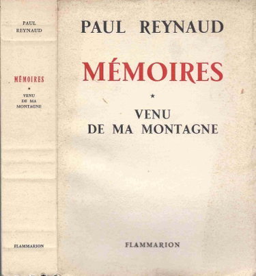 Couverture de Memoires. tome 1. venu de ma montagne