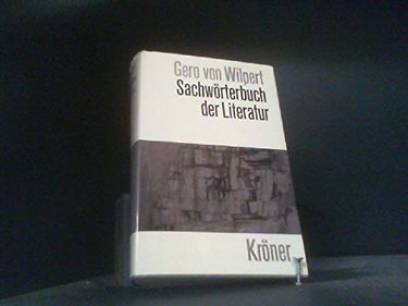 Couverture de Sachwörterbuch der Literatur. 6. erw. Aufl.