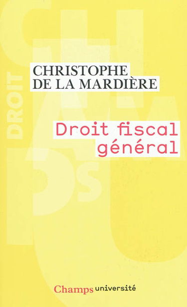 Droit fiscal général