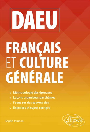 Couverture de DAEU, français et culture générale