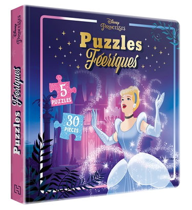 Couverture de Disney princesses : puzzles féériques par Walt Disney company