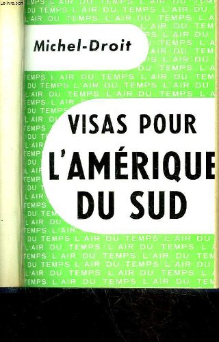 Couverture de Visas pour l'amerique du sud