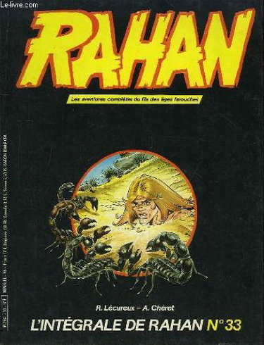 Couverture de L'intégrale de rahan n° 33 : pour venger rahan ! - la vallée des tourments - le bonheur de taïko.