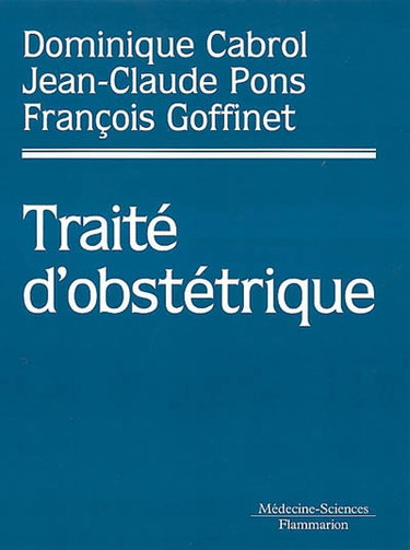 Couverture de Traité d'obstétrique