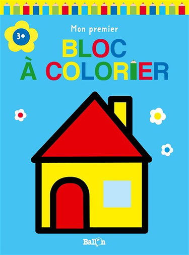 Couverture de Maison : mon premier bloc à colorier 3+