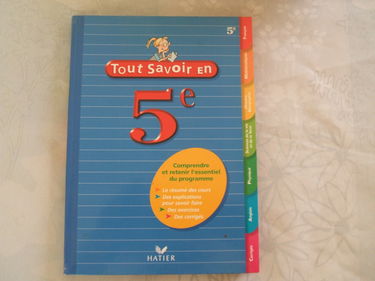 Tout savoir en 5e