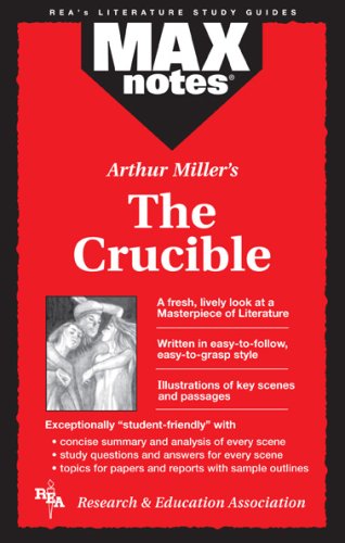 Couverture de Arthur Miller's the Crucible: Max Notes