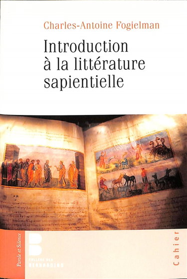 Couverture de Introduction à la littérature sapientielle
